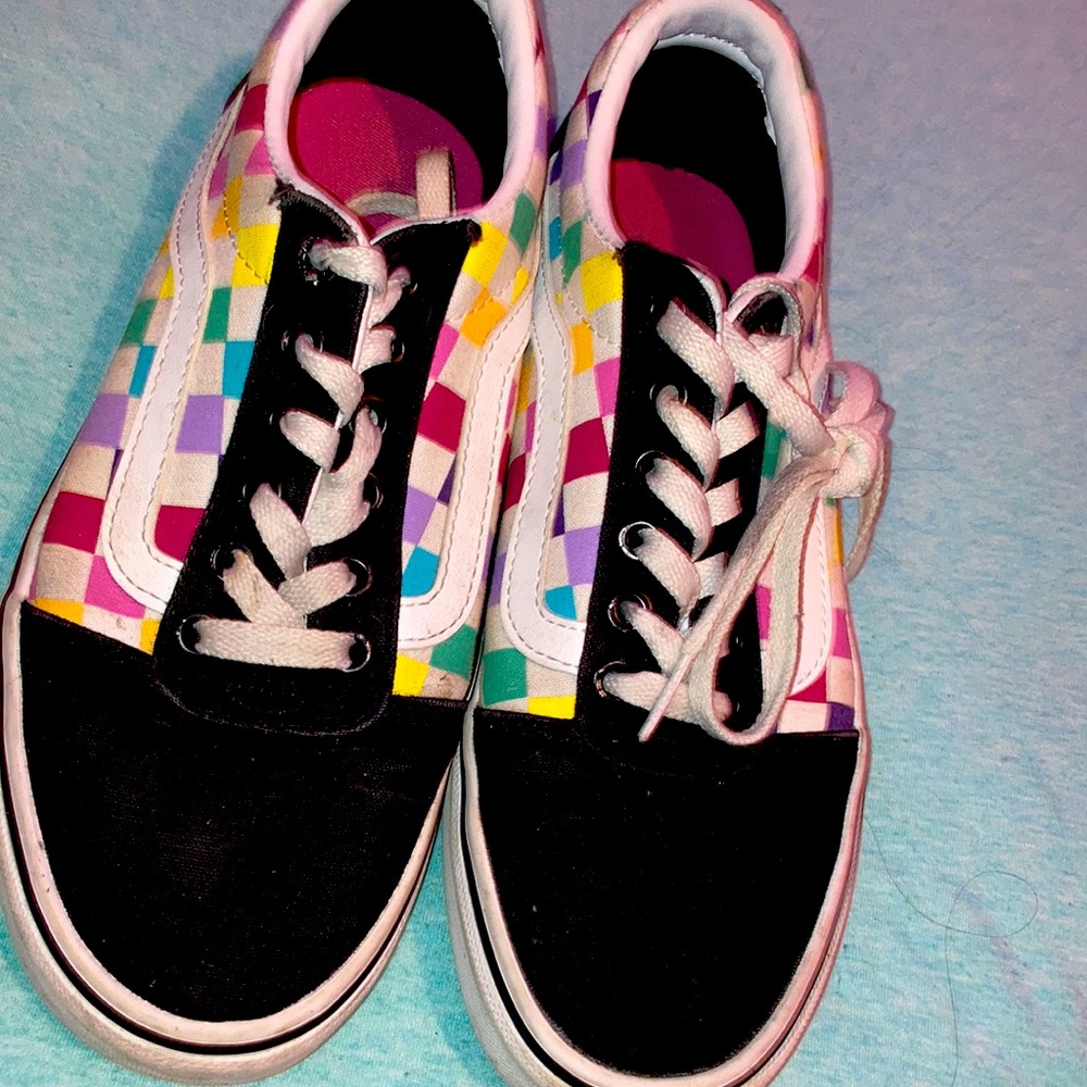 Checkered Vans
